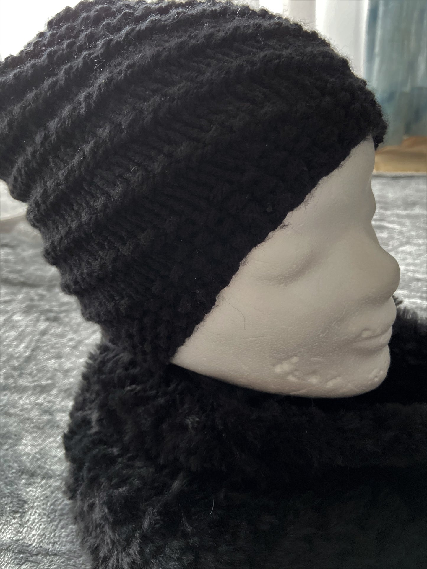 Strickmütze "Spiraleffekt"