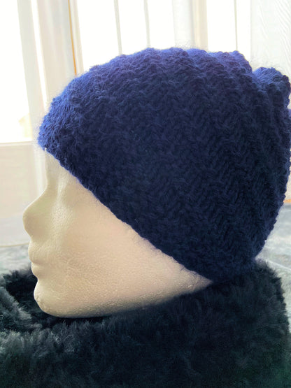 Strickmütze "Spiraleffekt"