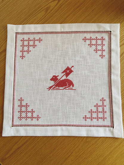Weihekorbdecke für Ostern