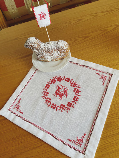 Weihekorbdecke für Ostern
