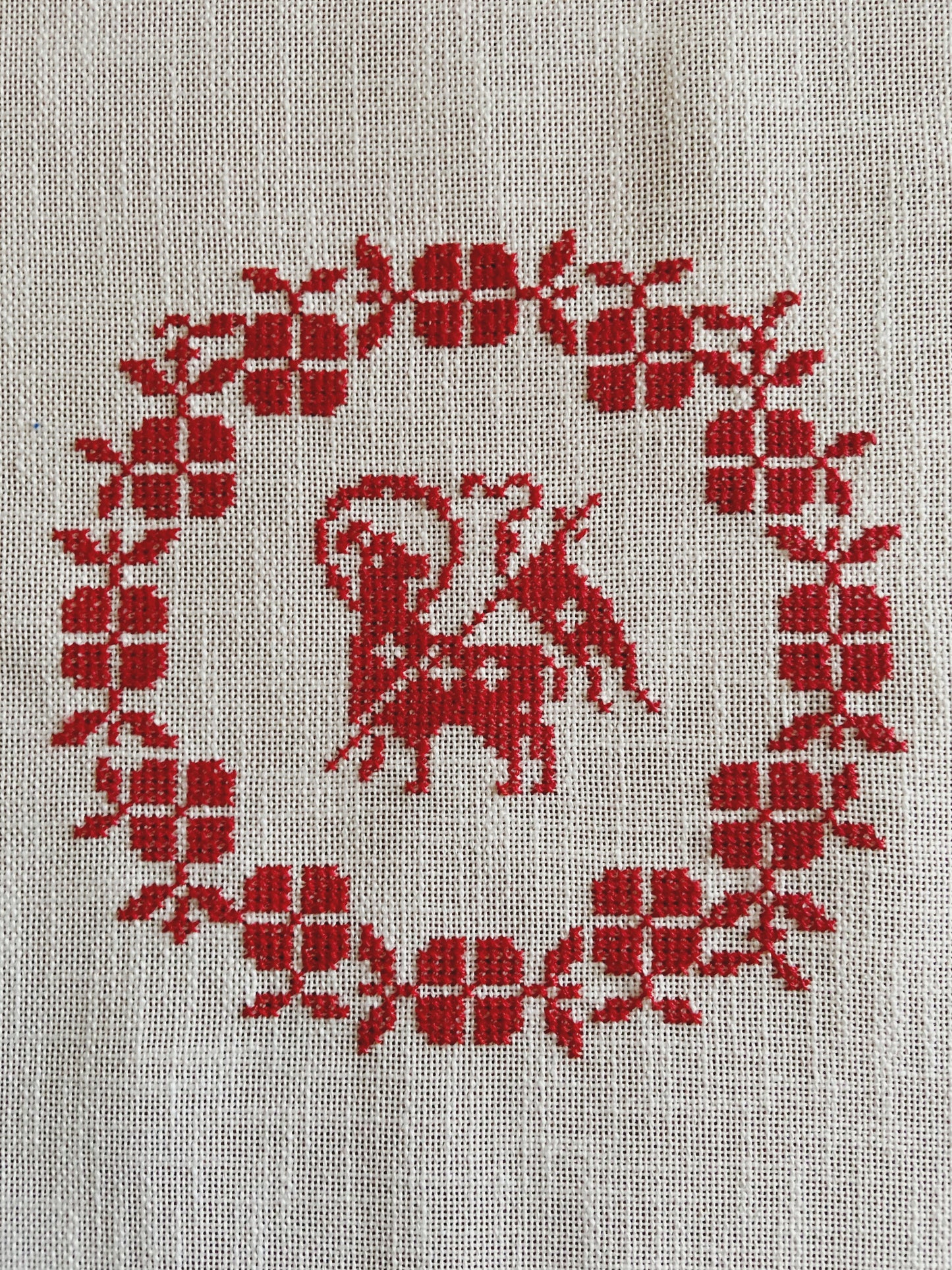 Weihekorbdecke für Ostern