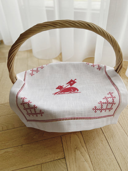 Weihekorbdecke für Ostern