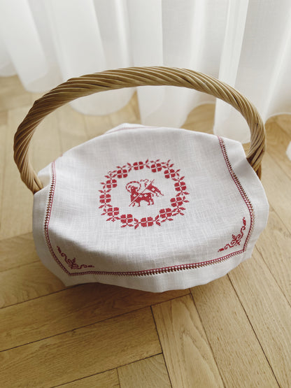 Weihekorbdecke für Ostern
