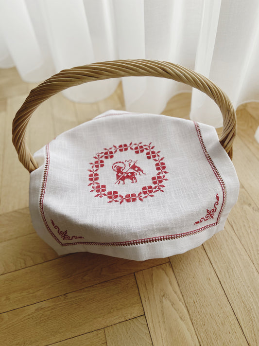 Weihekorbdecke für Ostern