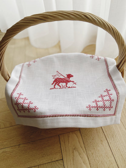 Weihekorbdecke für Ostern